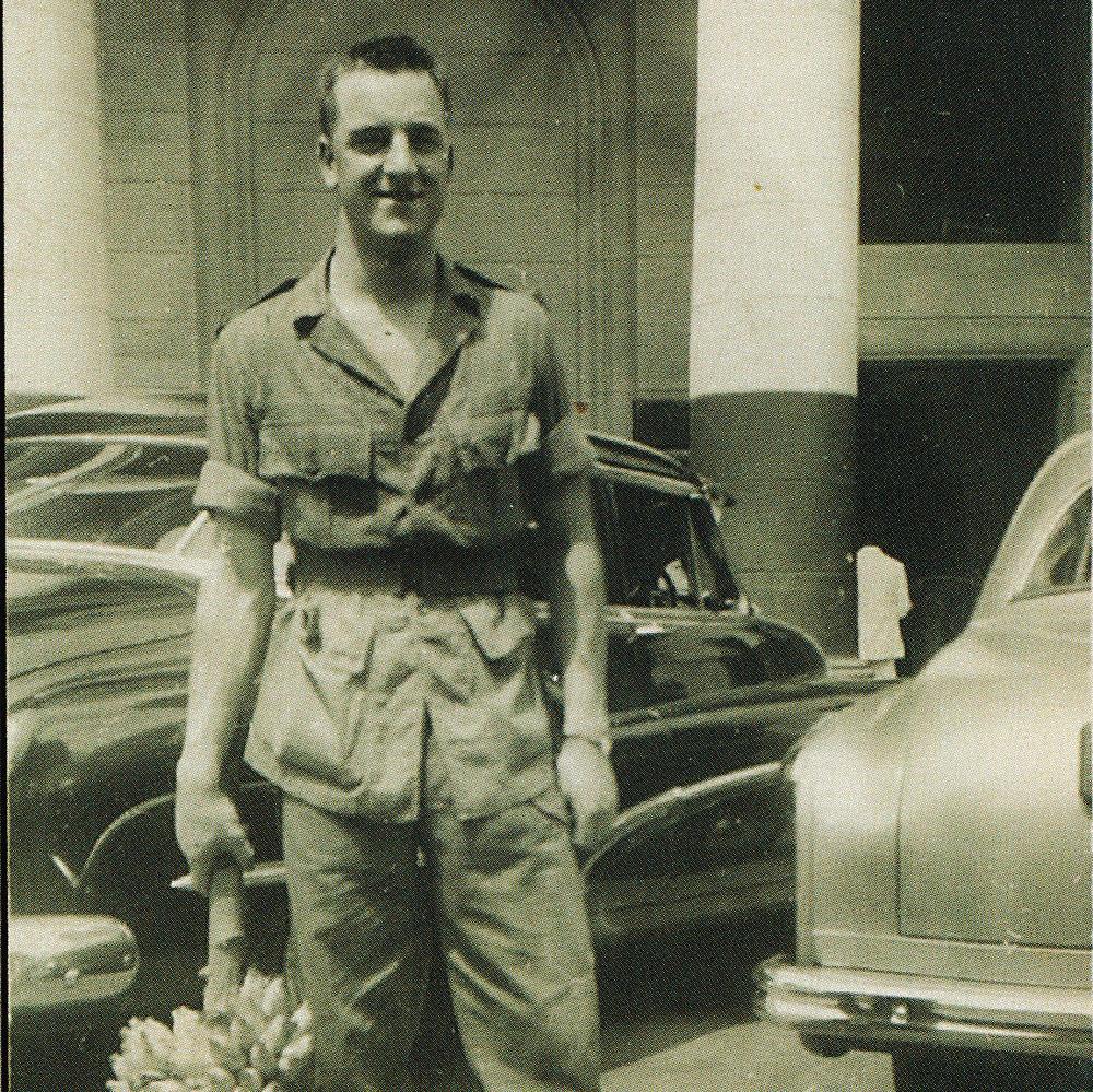 Andrew Glassford during his national service
