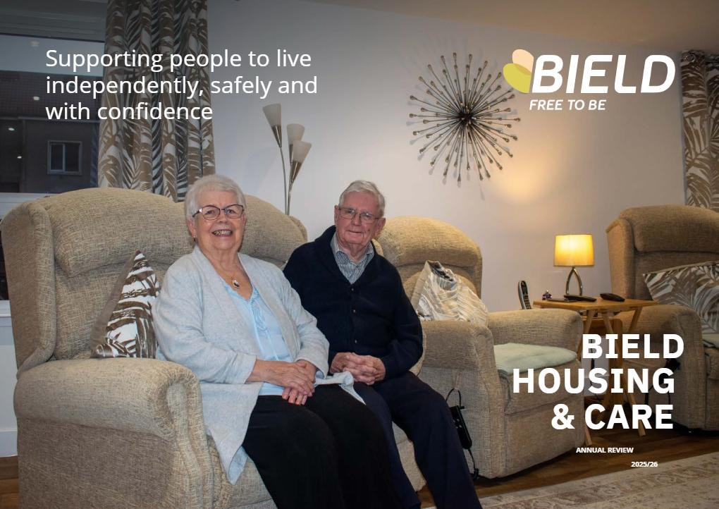 Bield Annual Review Front Cover 